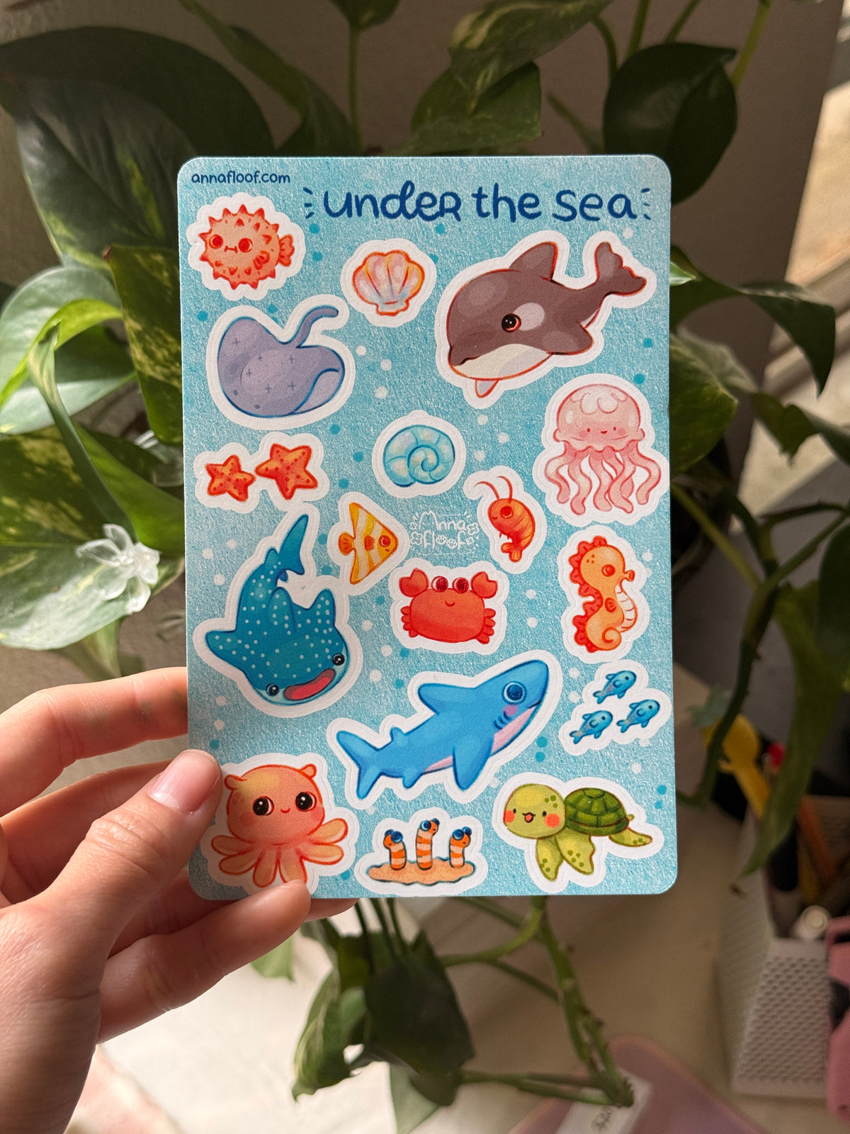 Under the sea | Sticker sheet