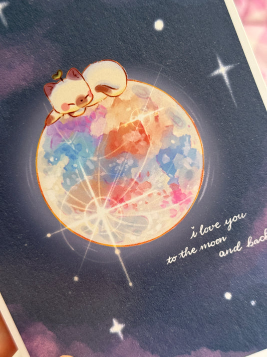 The moon π | Art print
