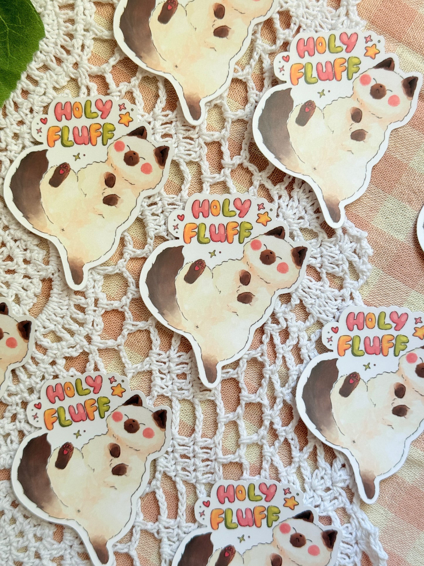Holy fluff | Vinyl sticker