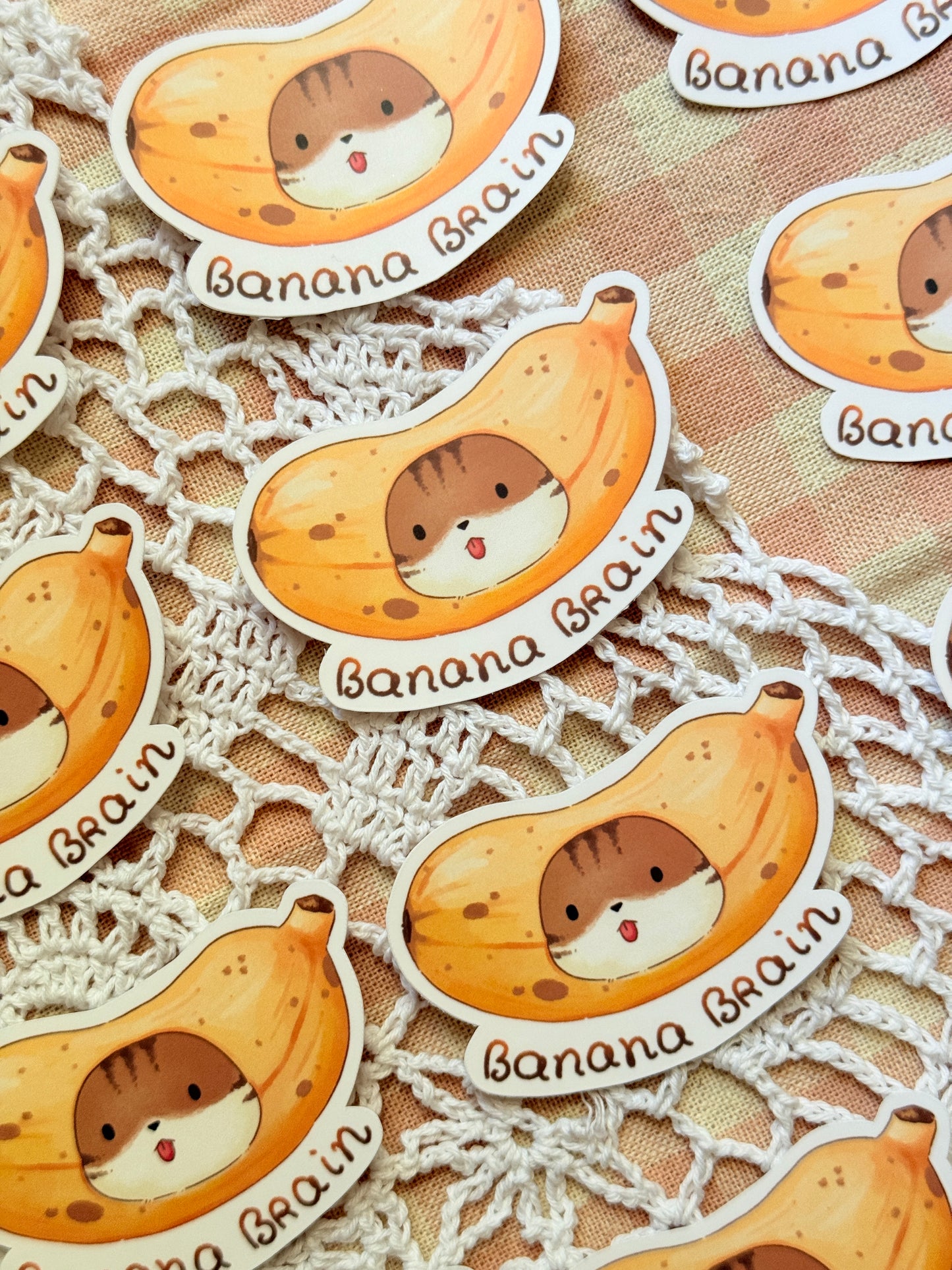 Banana brain | Vinyl sticker