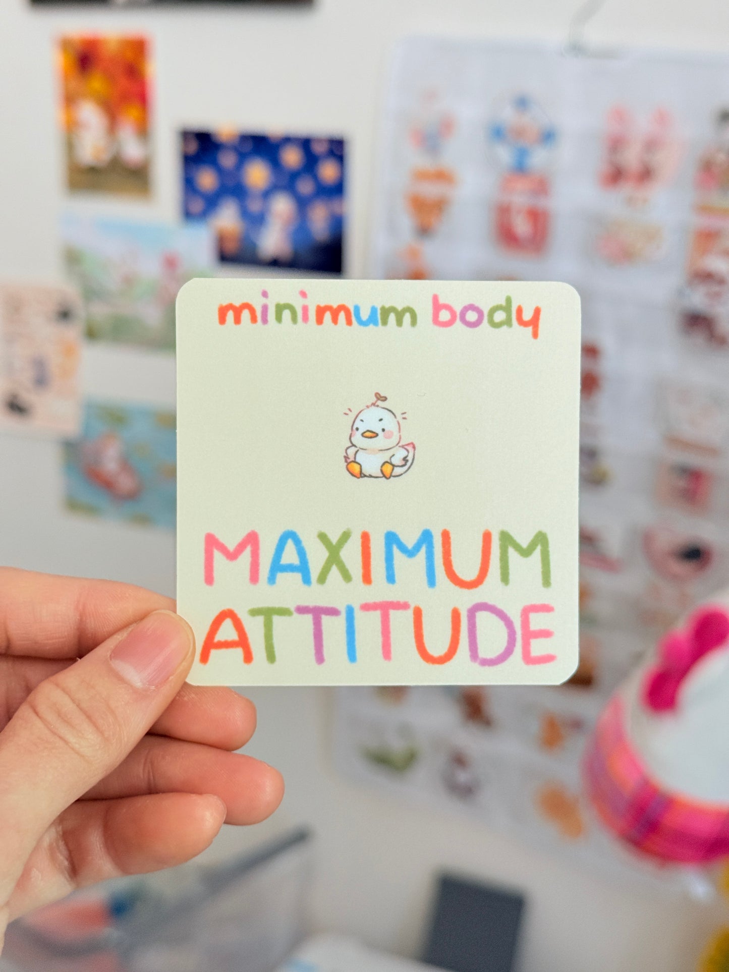 Minimum body | Vinyl sticker