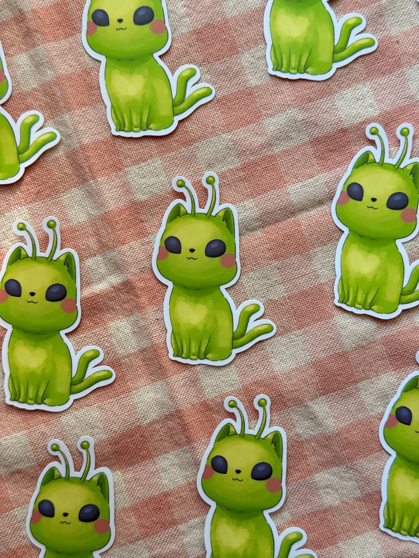 Alien cat | Vinyl sticker