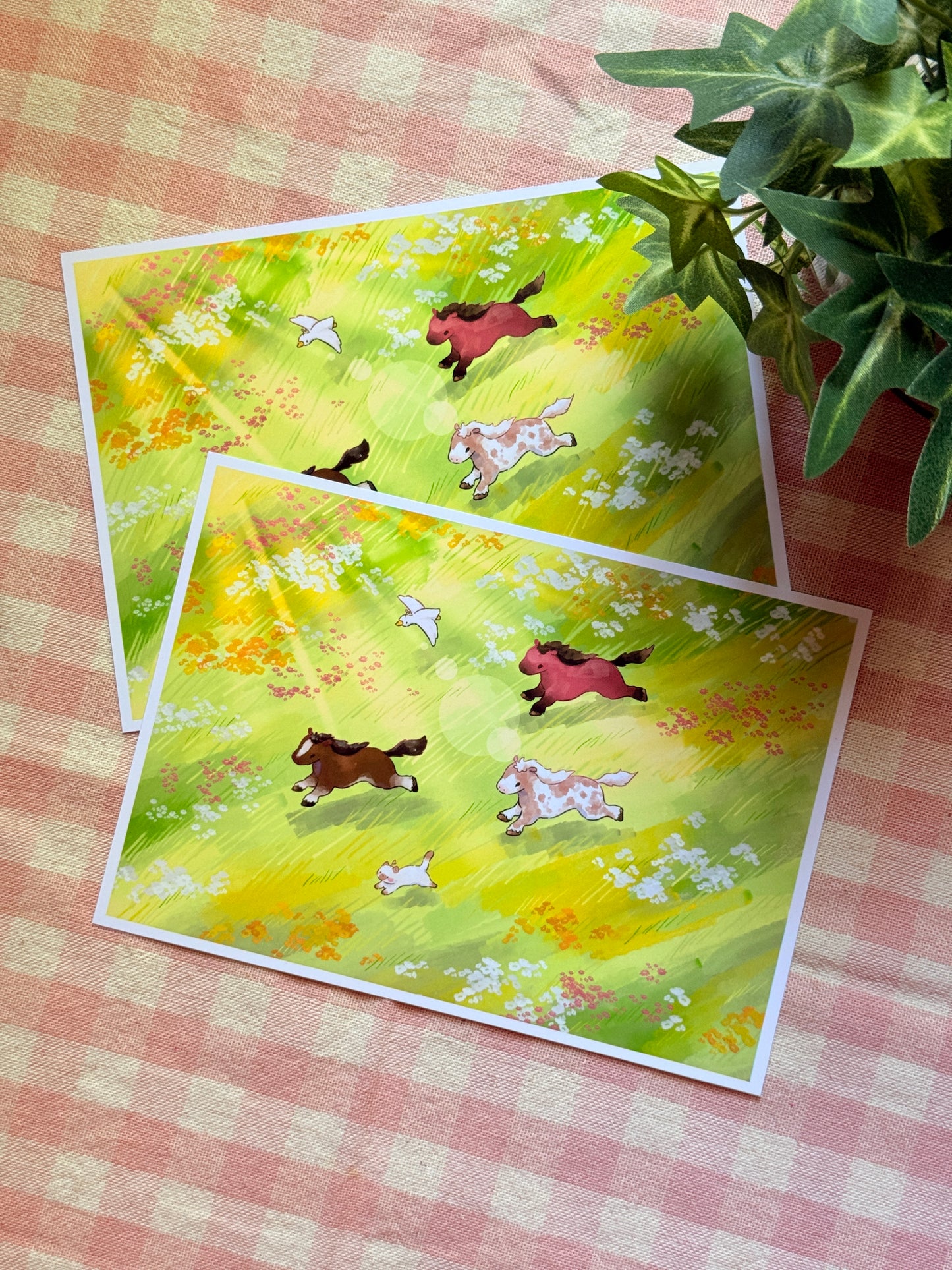 Meadow gallops | Art print