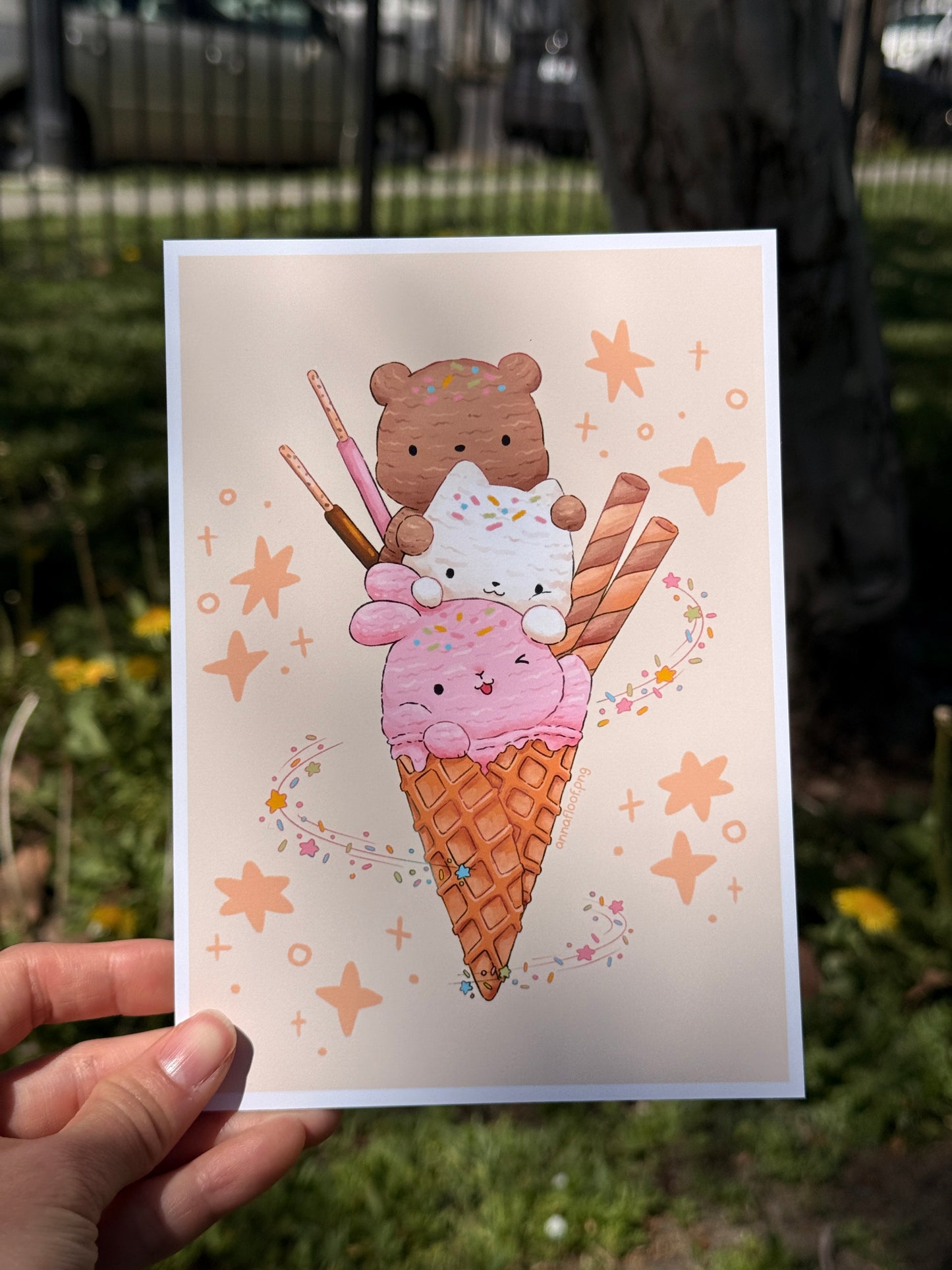 Ice cream cone | Art print