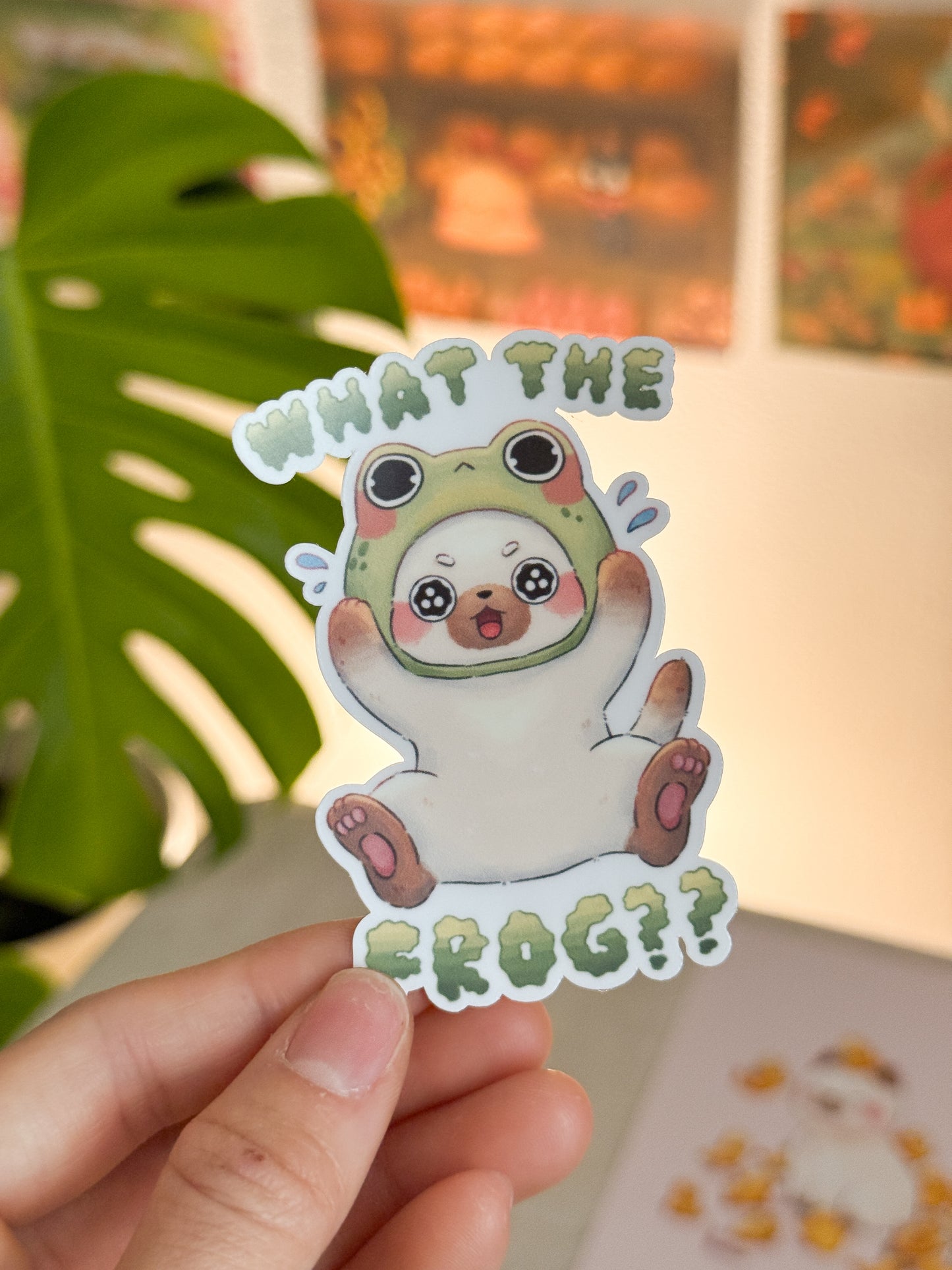 What the Frog | Vinyl sticker