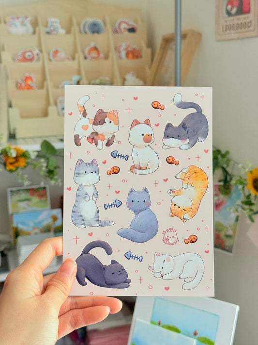 Cats | Art print