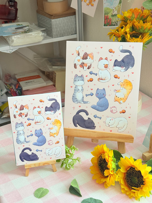 Cats | Art print
