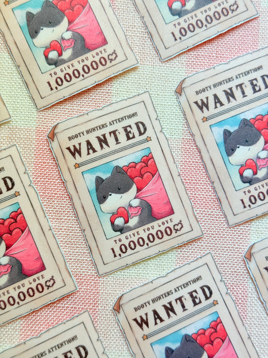 Wanted poster | Vinyl sticker