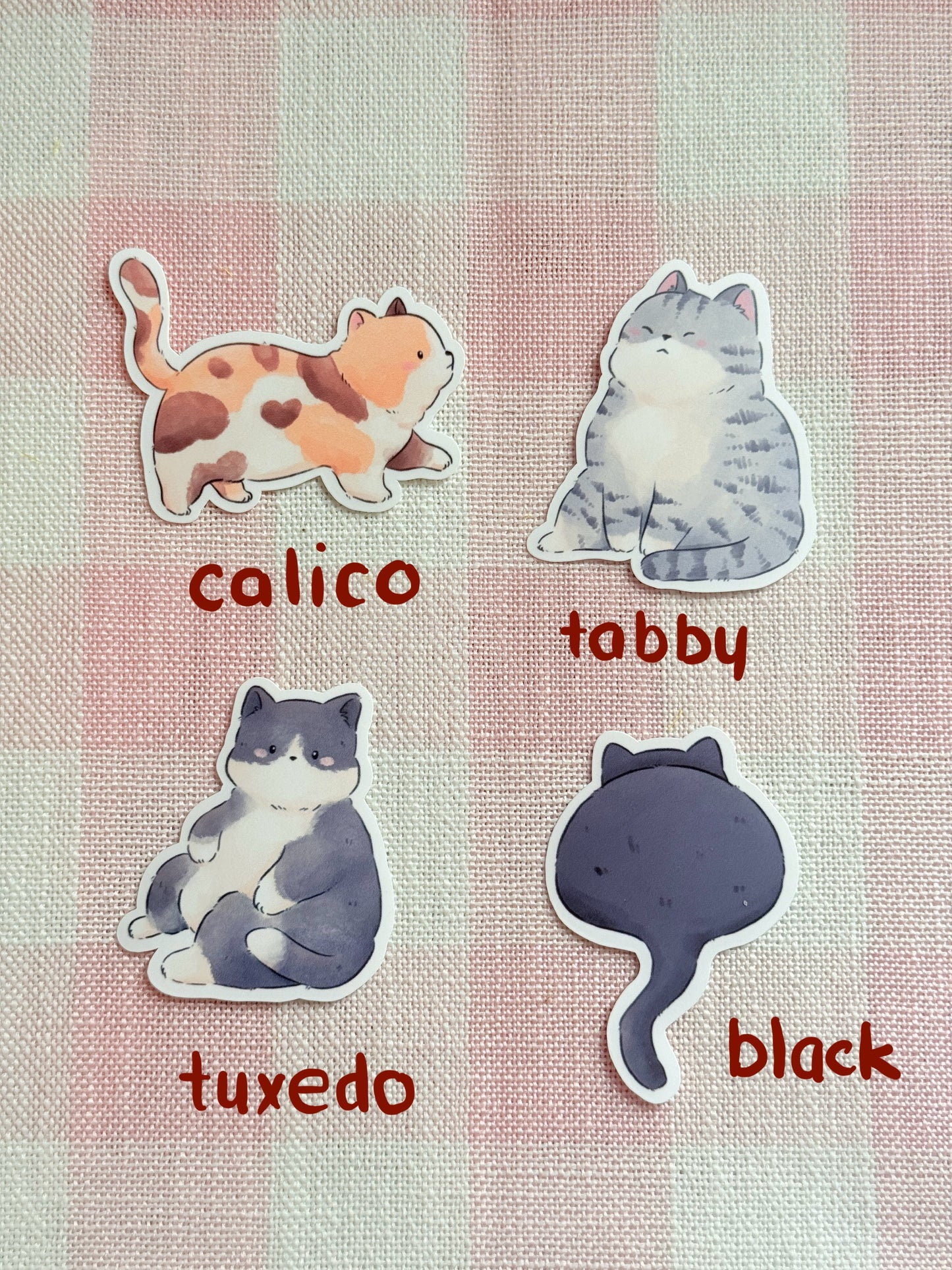 Chonky cats | Vinyl sticker