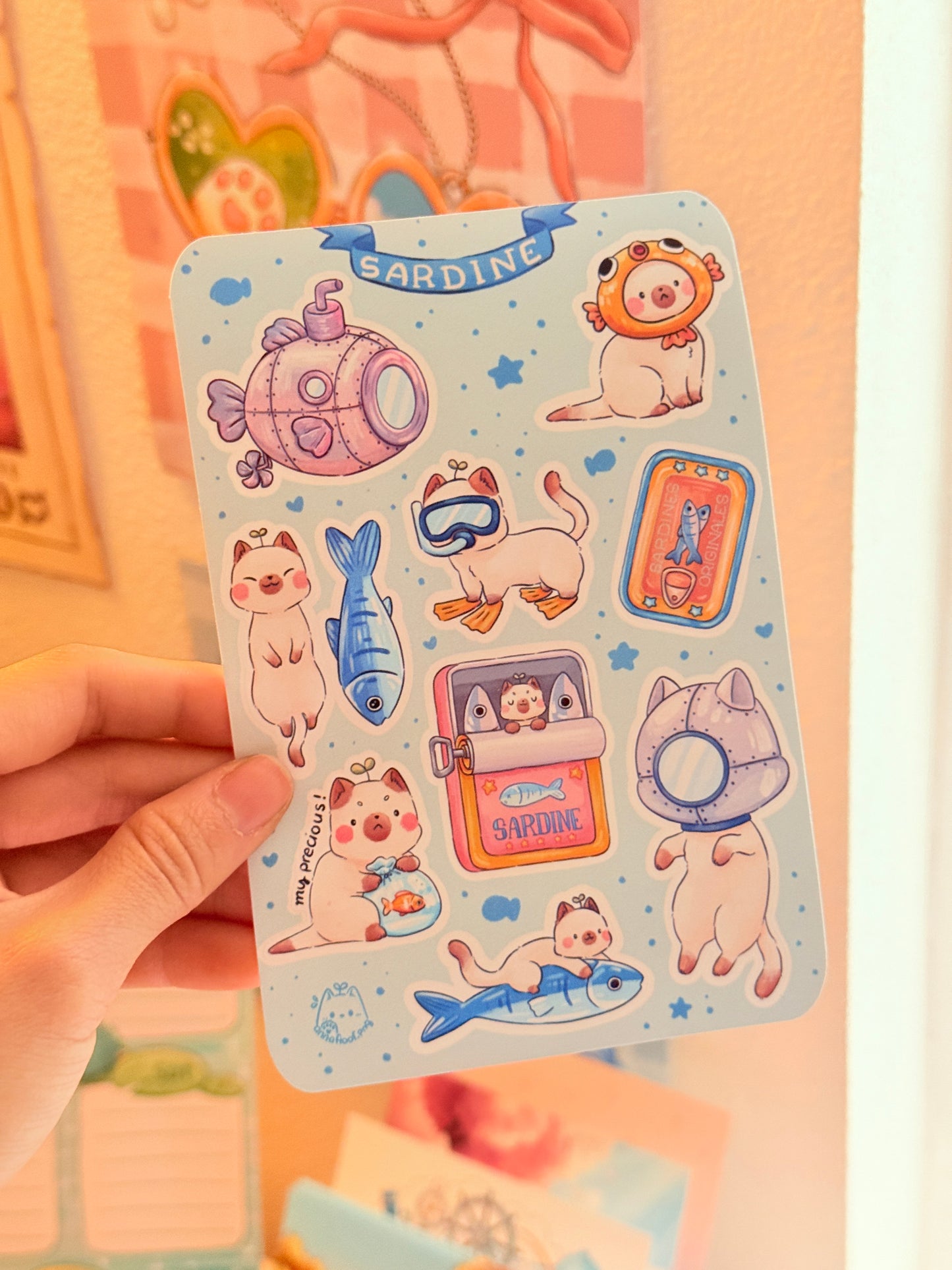 Sardine | Sticker sheet