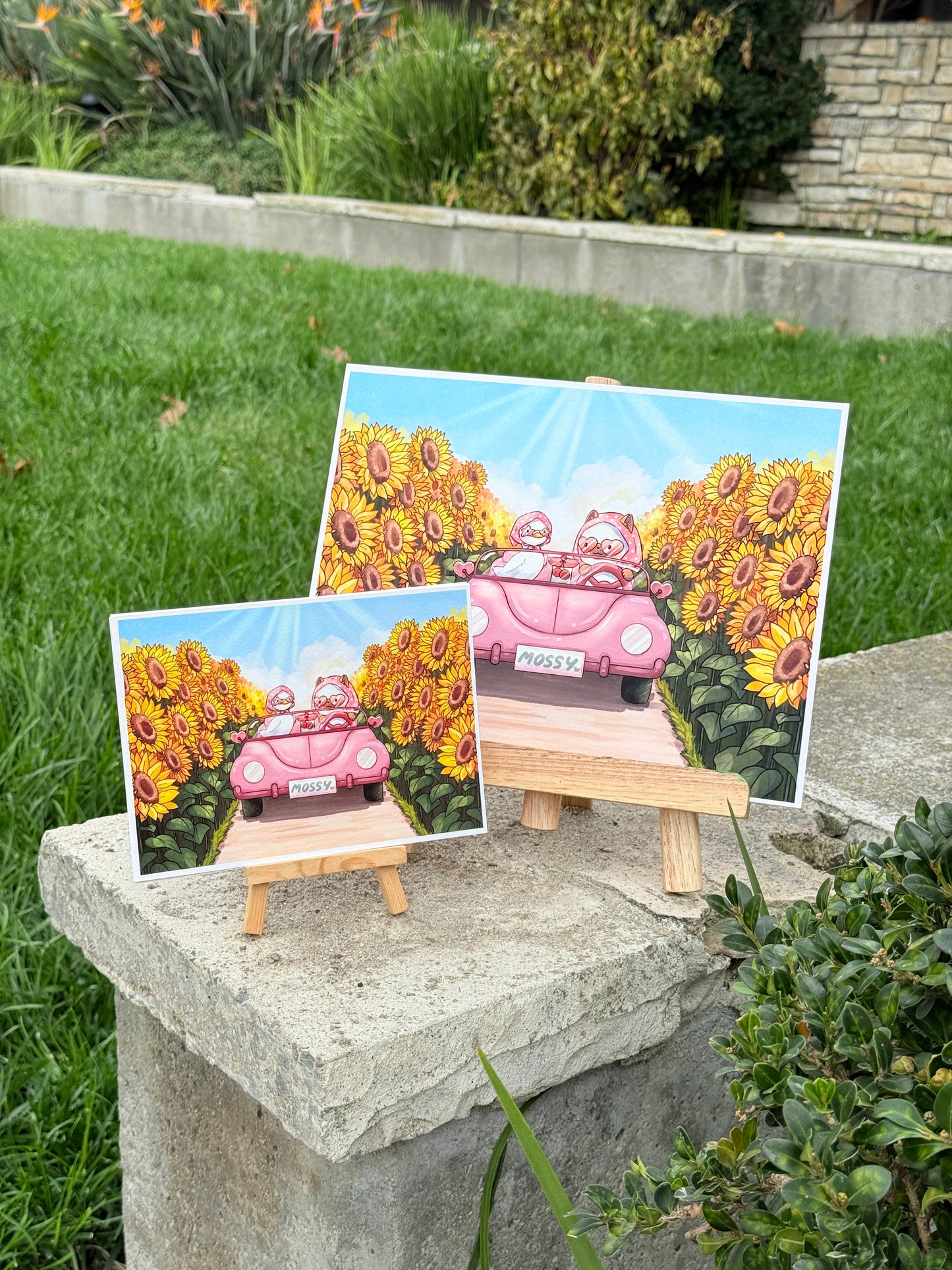 Sunflower drive | Art print