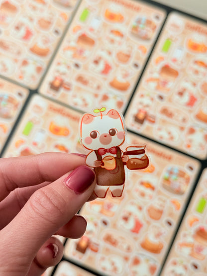Catfeinated | Sticker sheet