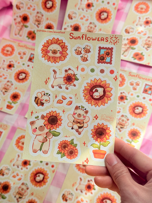 Sunflower | Sticker sheet