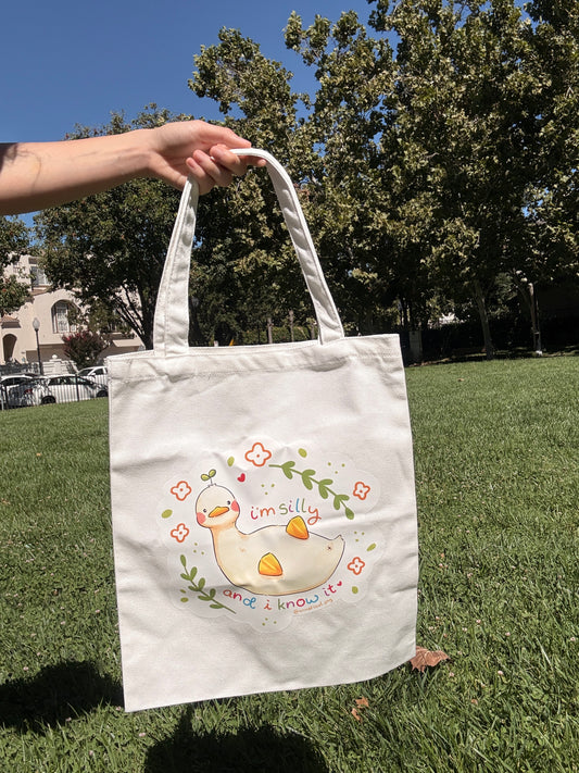 Duck tote bag