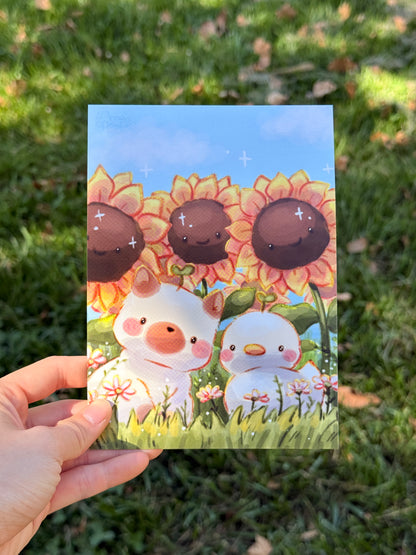 You are my little sun 🌻 | Patreon postcard