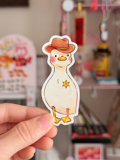 Duck sheriff | Vinyl sticker
