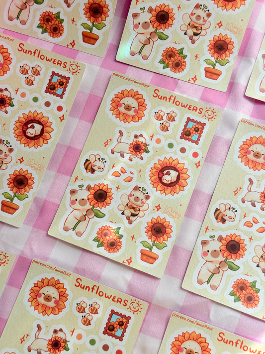 Sunflower | Sticker sheet