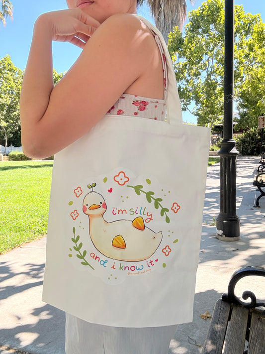 Duck tote bag