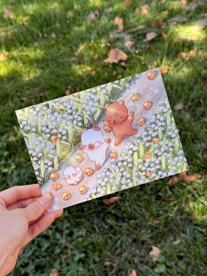 Lily valley | Patreon postcard