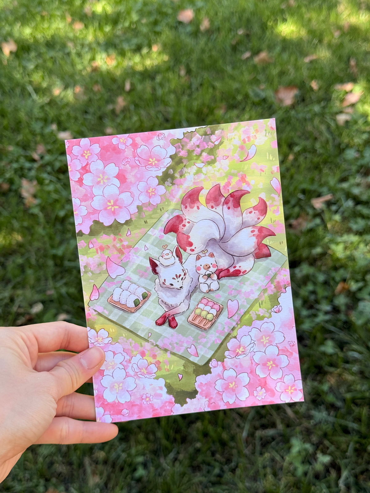 Sakura festival | Patreon postcard