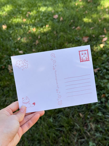 Sakura festival | Patreon postcard