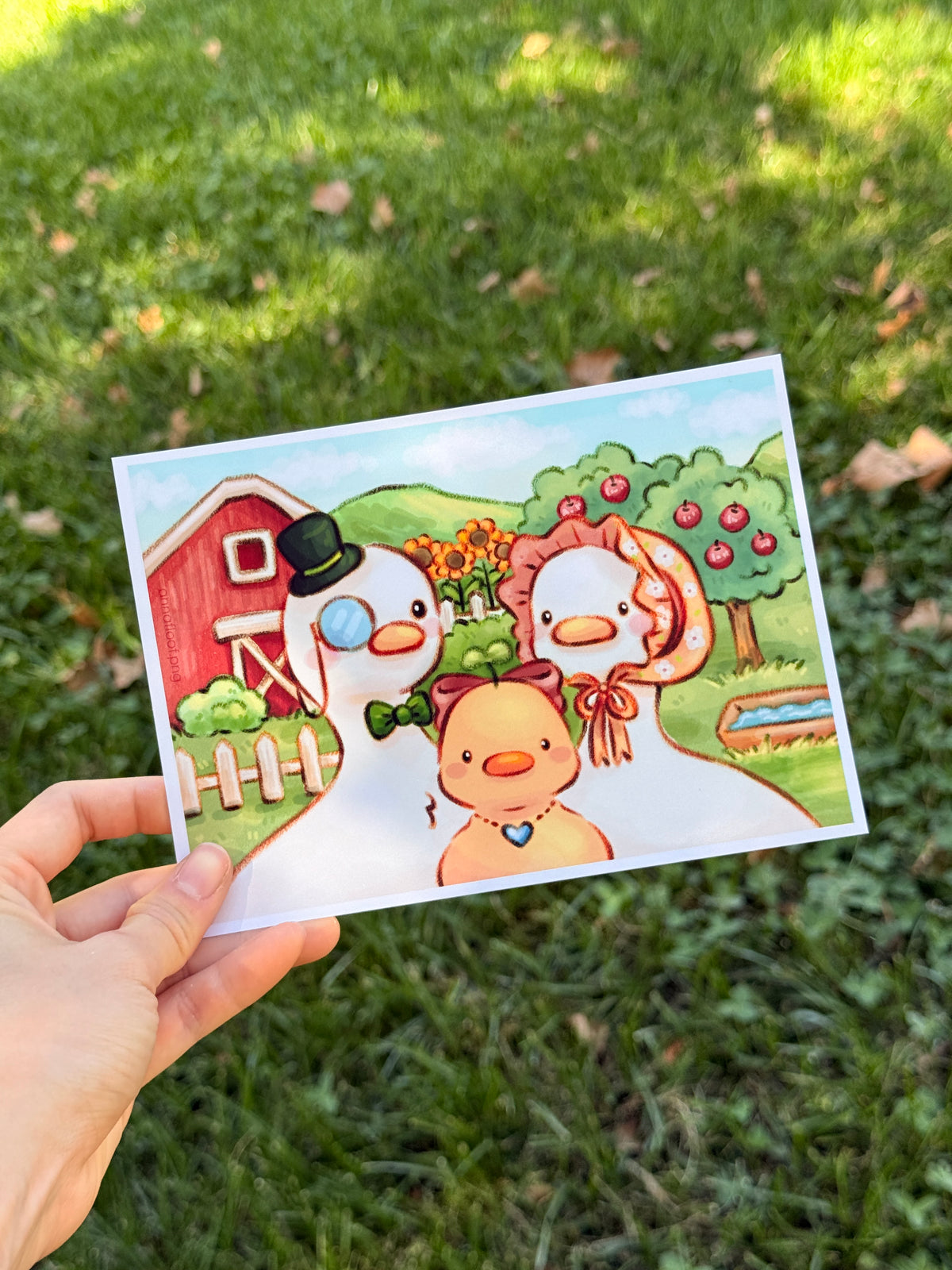 Duck family | Art print