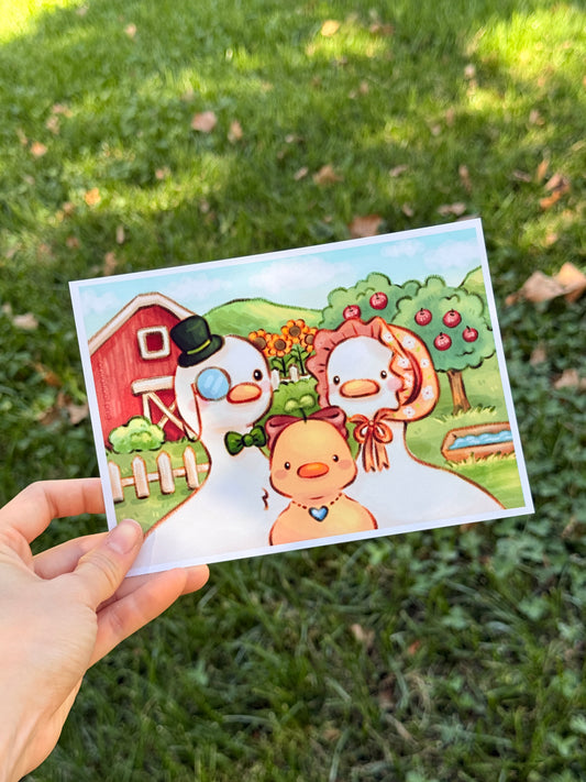 Duck family | Art print