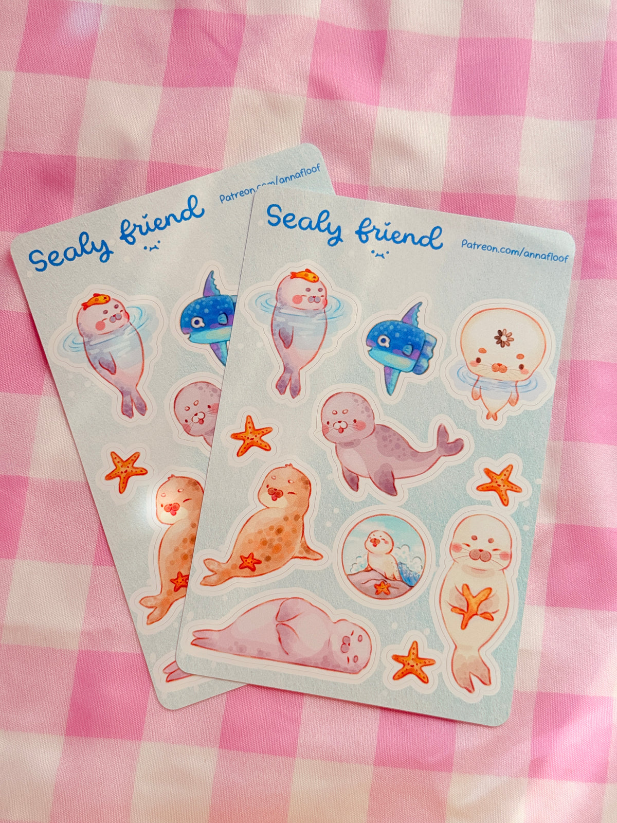 Sealy friend 🦭 | Sticker sheet