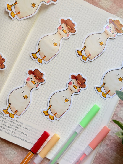 Duck sheriff | Vinyl sticker