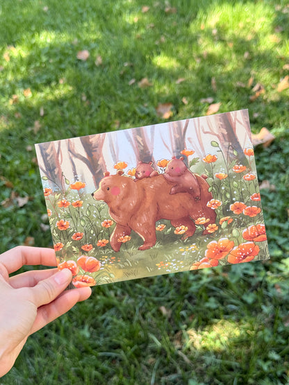 Poppy bears 🐻 | Patreon postcard