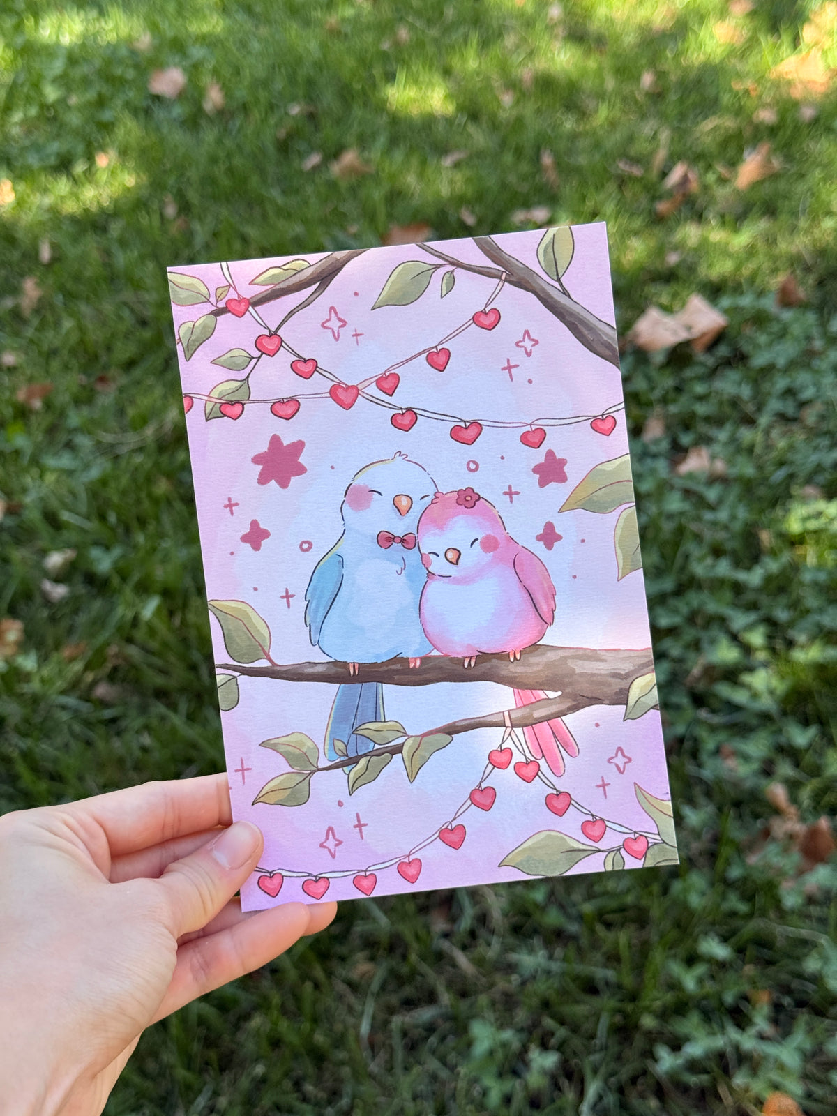 Lovebirds 🦢 | Patreon postcard