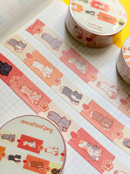 Patching cats | Washi tape