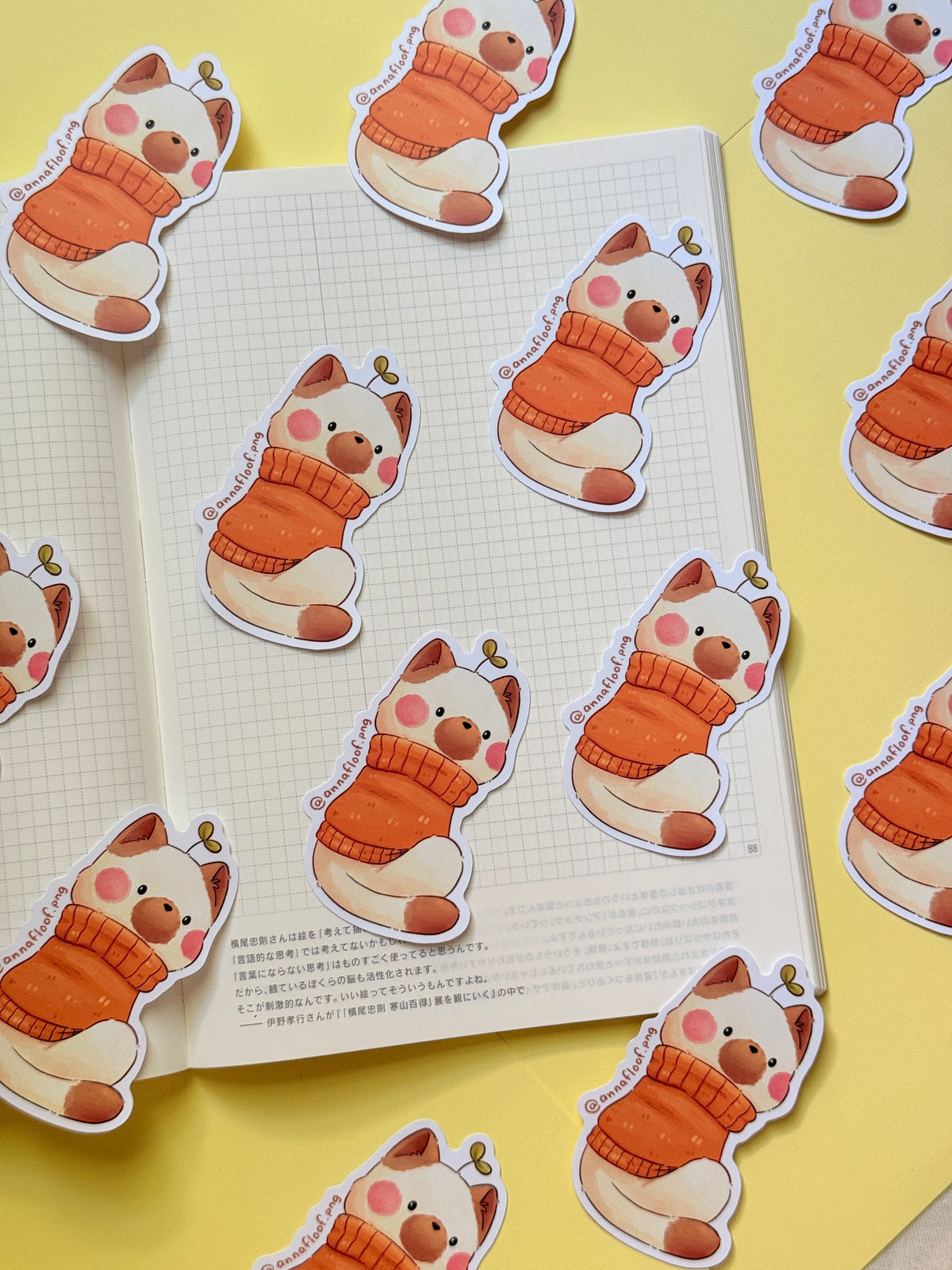 Sweater cat | Vinyl sticker