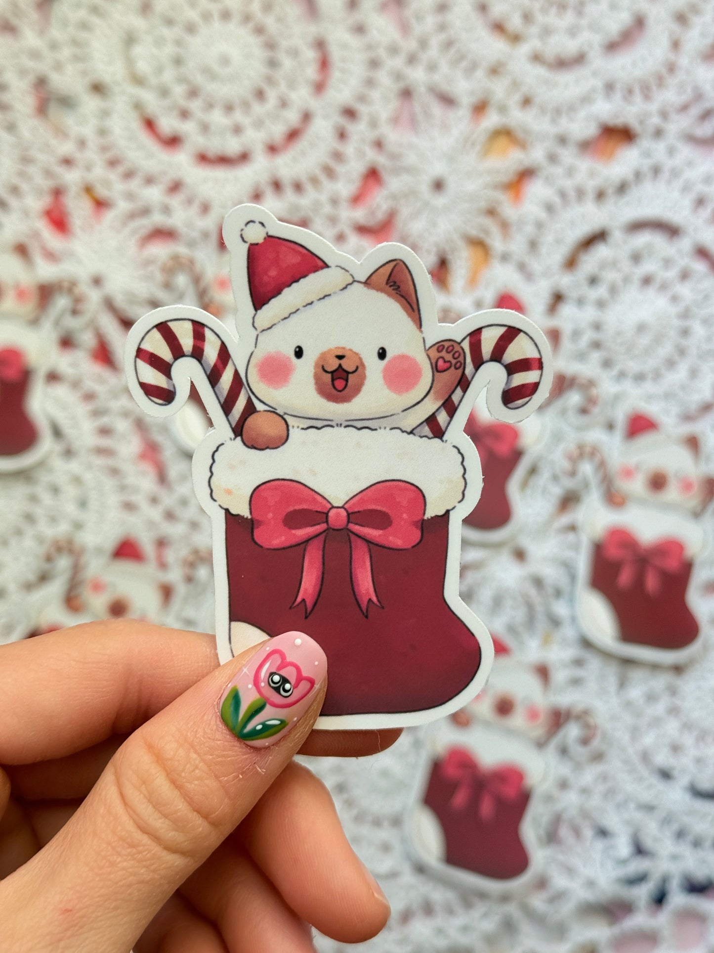 Xmas stocking | Vinyl sticker