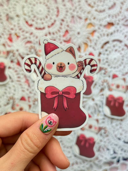 Xmas stocking | Vinyl sticker