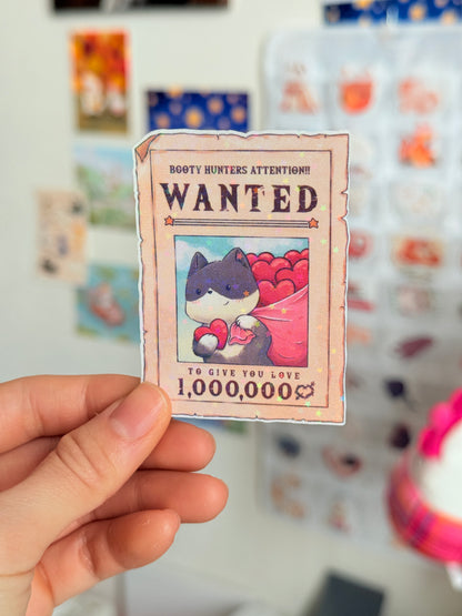 Wanted poster | Vinyl sticker