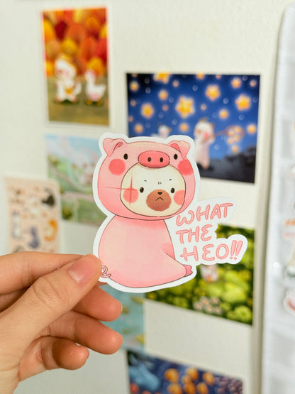 What the heo | Vinyl sticker
