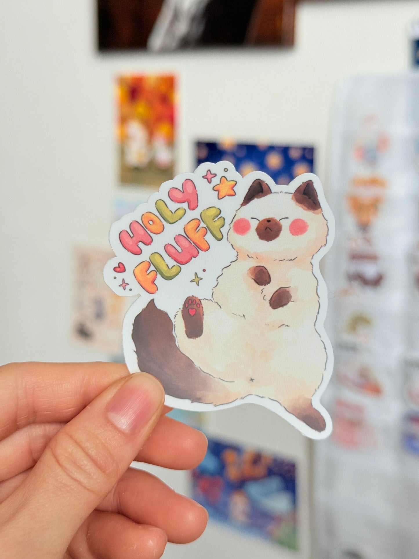 Holy fluff | Vinyl sticker