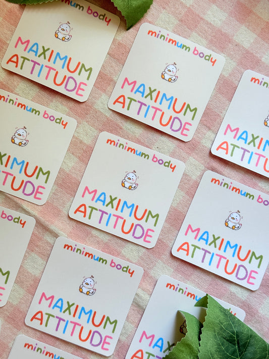 Minimum body | Vinyl sticker