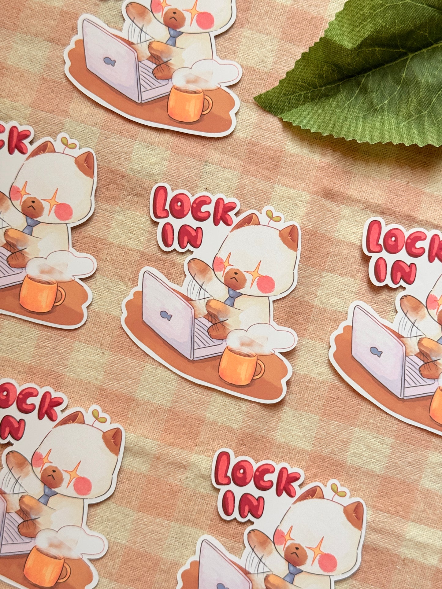 Lock in | Vinyl sticker