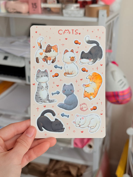 Cats | Sticker sheet