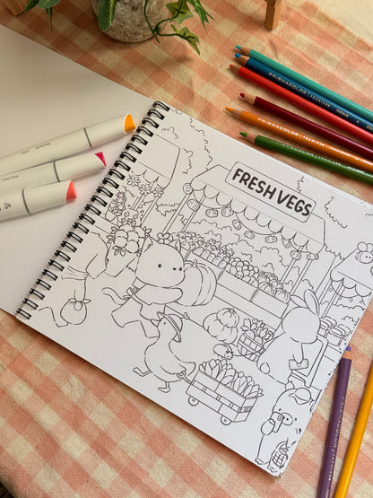 Moss & Tilly | COLORING BOOK