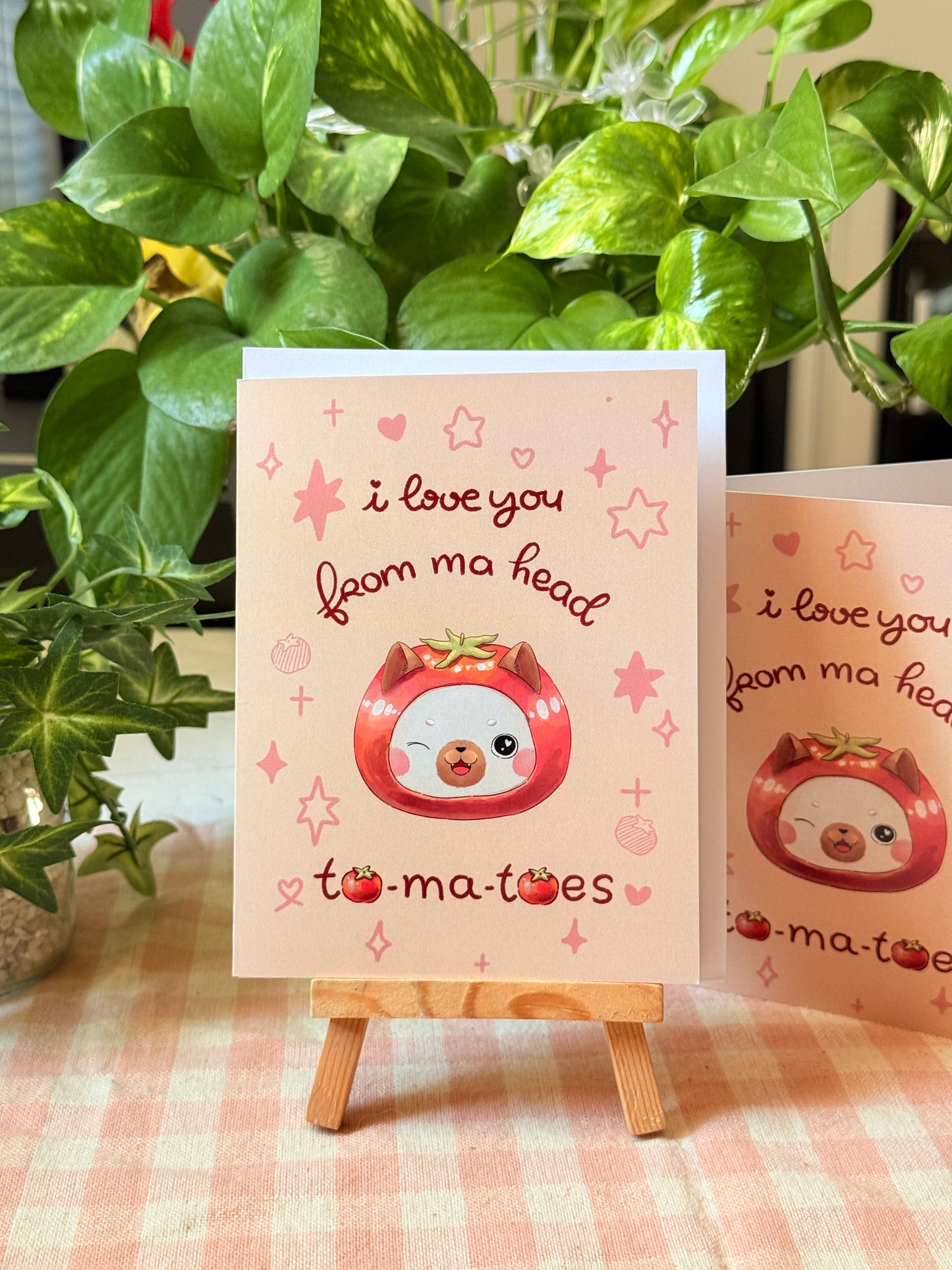 Tomato cat | Vday card