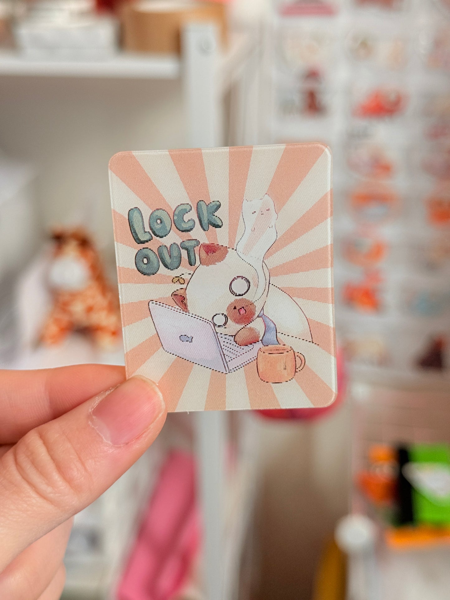 Lock in & Lock out | Lenticular card