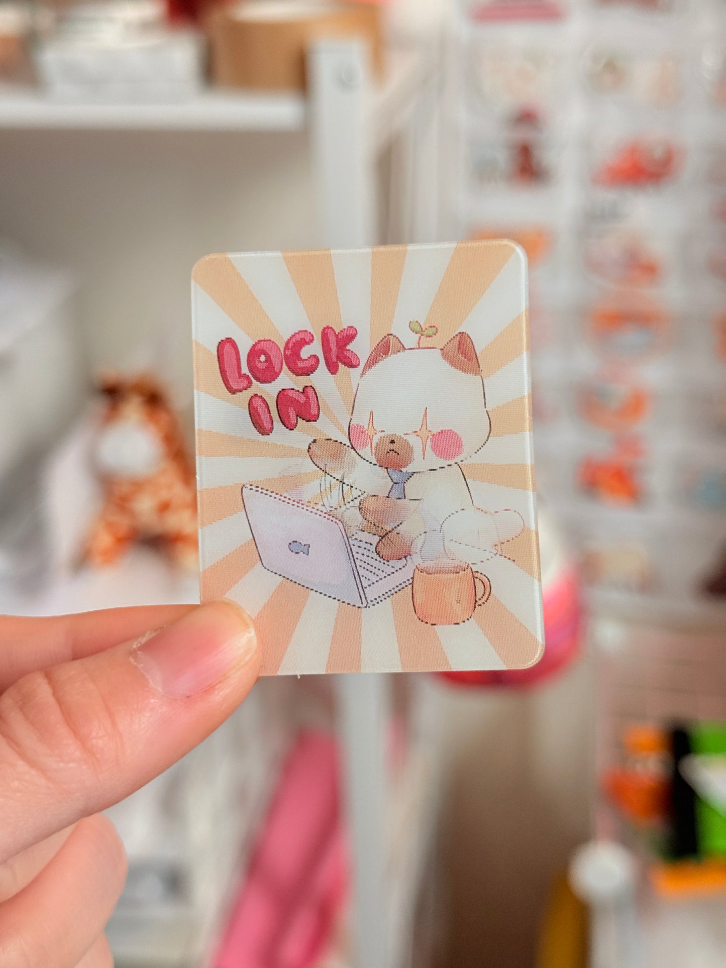 Lock in & Lock out | Lenticular card