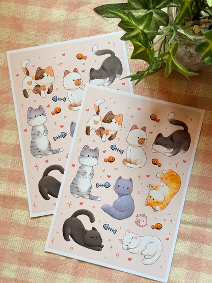 Cats | Art print