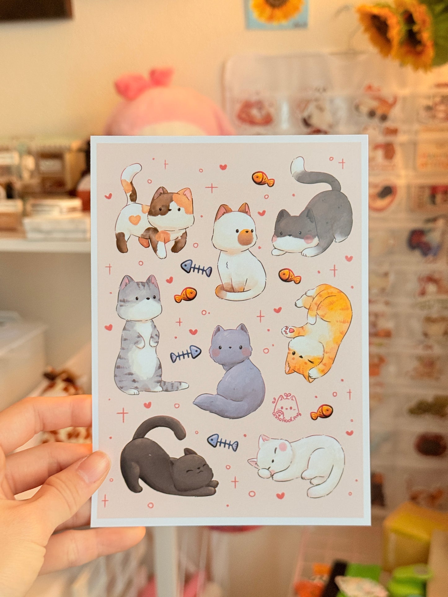 Cats | Art print
