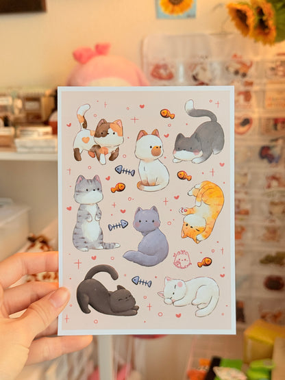 Cats | Art print