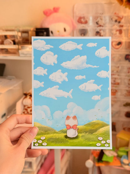 Fishy cloud | Art print
