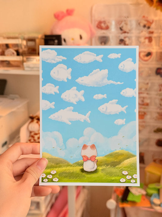 Fishy cloud | Art print